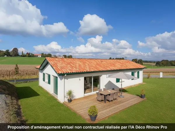 Maison neuve de plain-pied Guiche 5 pièce(s) 89.40 m2