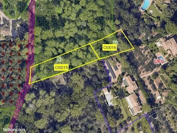 Terrain 2500 m² Mouans-Sartoux