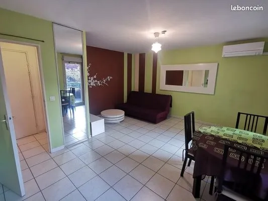 Location meublée - Appartement rénové T2 48m2 LYON - 69007