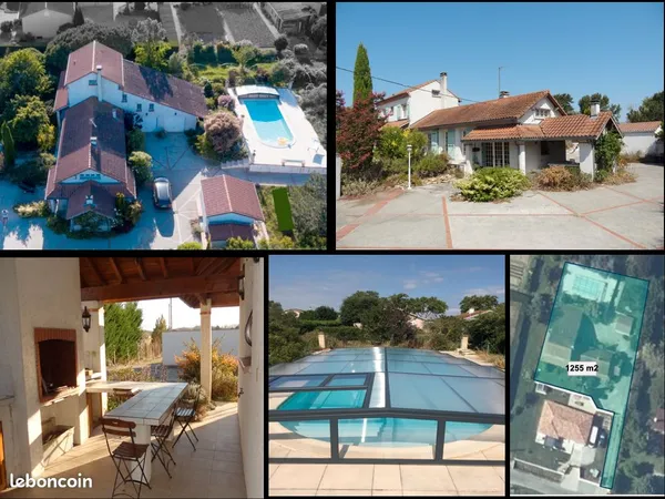 Familiale T7 avec piscine couverte sud toulousain