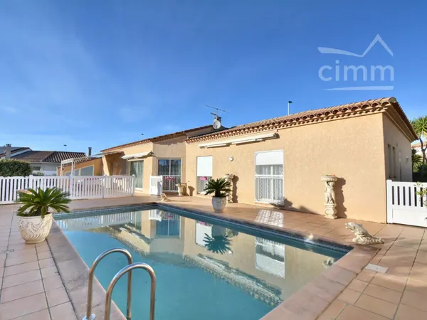 VENTE - 66280 SALEILLES - BELLE VILLA 5 PIECES - 4 FACES - PISCINE- GARAGE - PYRENEES ORIENTALES