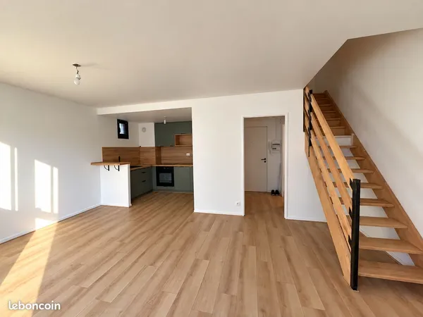 Magnifique T3en duplex rénové de 65m2