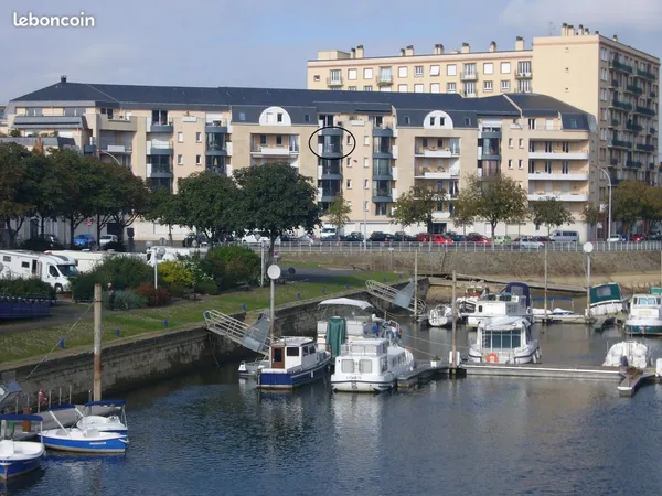 Appartement T4 rare à la vente avec vue sur le port du Mans