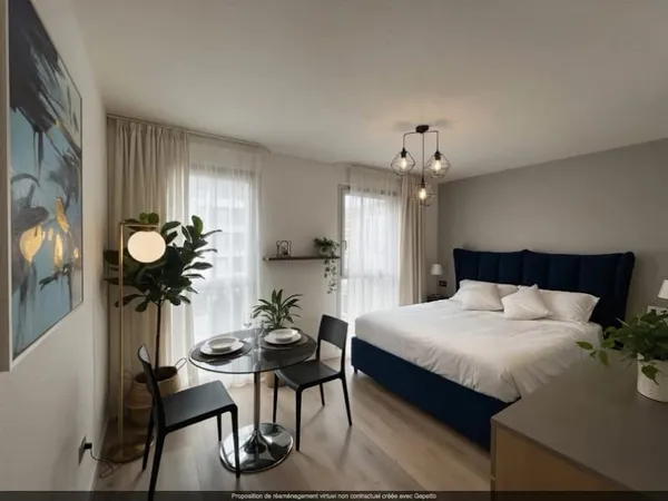 Appartement 1 pièce 24 m²