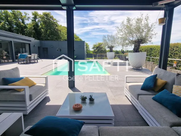 Propriété contemporaine d'exception avec piscine, pool-house, jacuzzi et appartement indépendant - S
