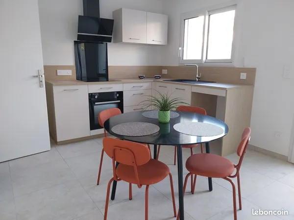 A louer maison de type 3 de 59m2 bien équipée neuve avec cour privative de 30m2 sur Chazey sur Ain.a