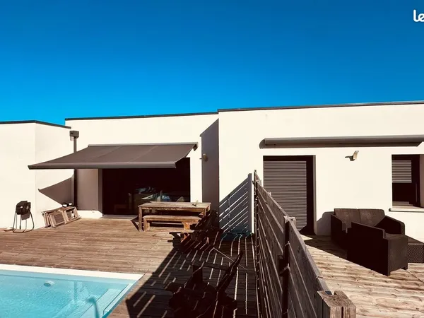 Mimizan - maison contemporaine 103 m² - piscine - photovoltaïque - garage