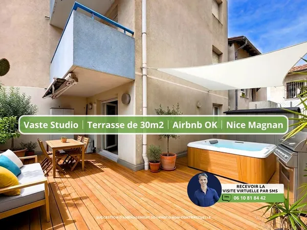 Vaste studio à vendre à Nice (06000)