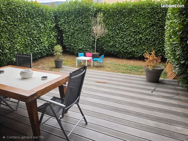 T4 de 94m2 avec jardin et terrasse à louer