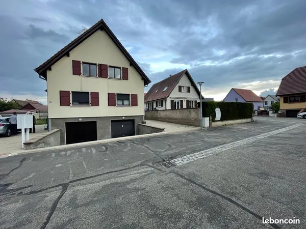 Lumineux 3 pièces, environnement résidentiel avec jardin (commune limitrophe à BENFELD)