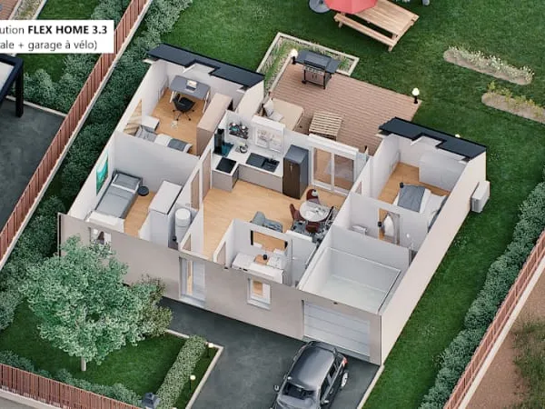 Maison neuve 3 pièces 49 m²