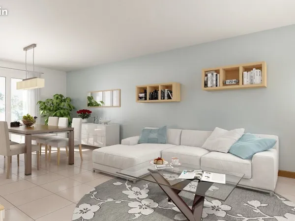 Maison neuve 80 m² en plein centre de LA VILLE AUX DAMES