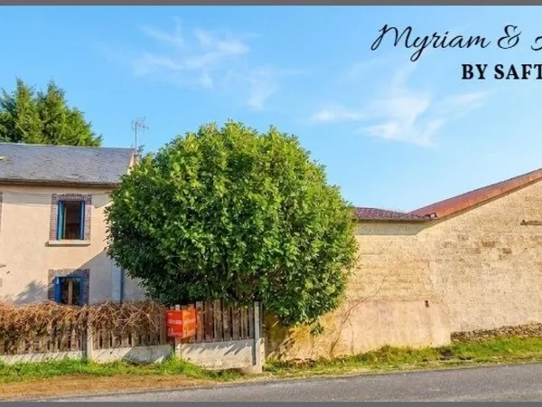Maison avec hangar, puits, Terrain