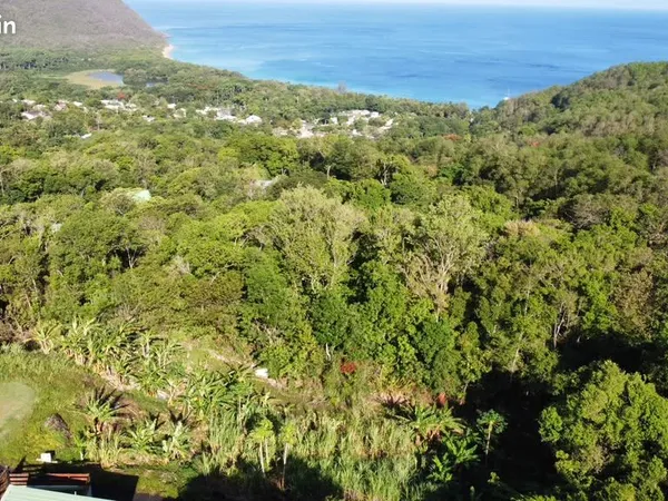 DESHAIES - À 1 km de Grande Anse - Les Hauts de Grande Anse Terrain d'Exception à batir de 802 m²