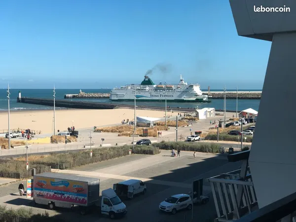 A louer appart 2 pièces Calais plage belle vue mer