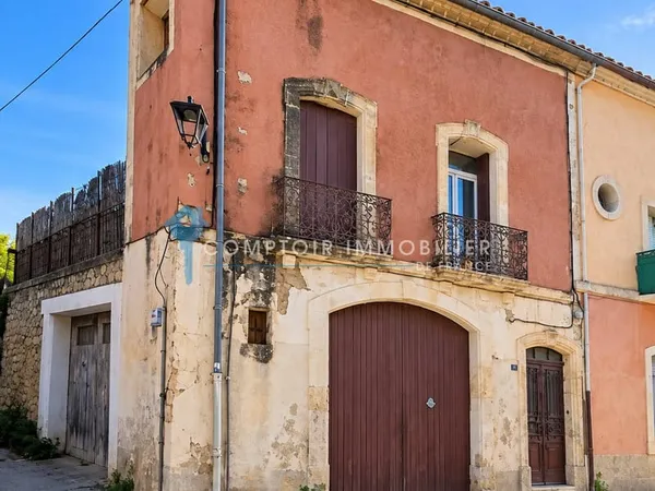 Dépt Hérault (34) - ANIANE - À vendre - Grande maison de vil