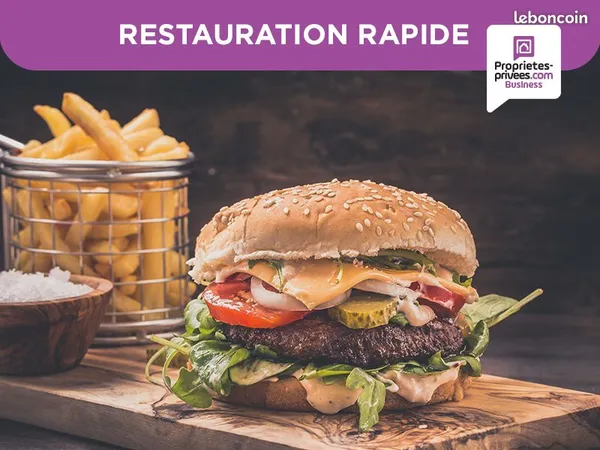 Fonds de commerce restaurant 80 m²