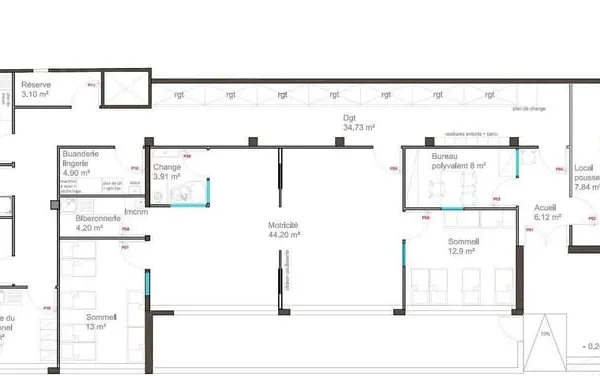 Local commercial 174 m²