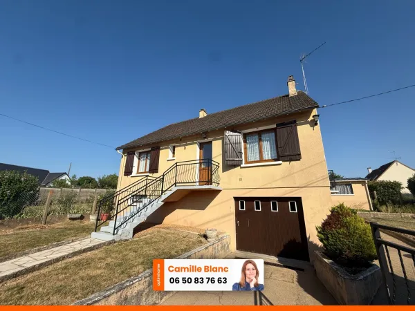 Maison 4 pièces avec sous-sol total et jardin - Vallée de l'Eure - Gare à pied