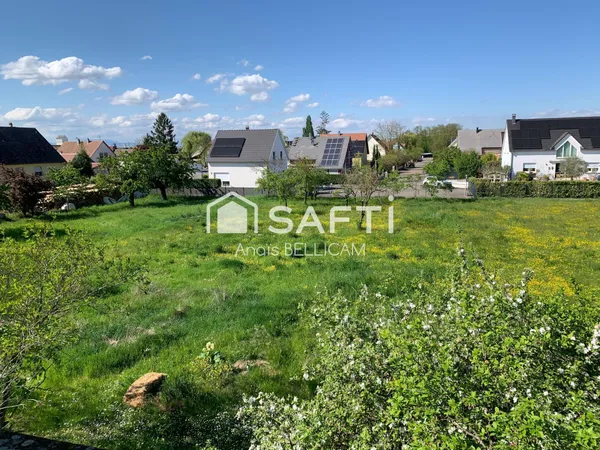 Superbe Terrain de 851 m² libre de constructeur et viabilisé