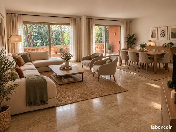 à louer - spacieux f4 de 114 m² avec 2 loggias - résidence calme et sécurisée