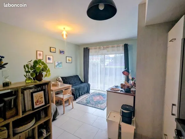 À LOUER - Studio de 30 m2 avec jardinet privatif à Berck