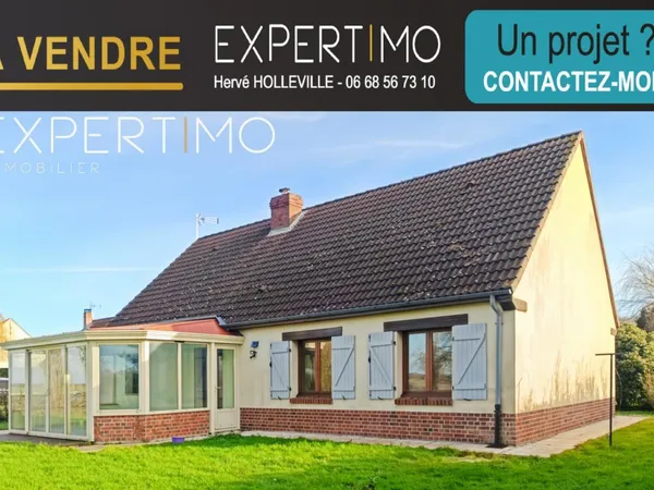 Vends maison - 92 m² - 6 pièces, 3 chambres - Le Crotoy 80550