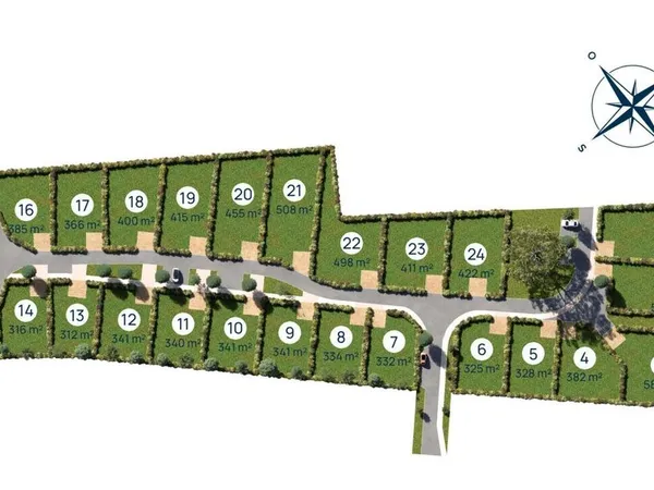 Terrain 311 m² Medis