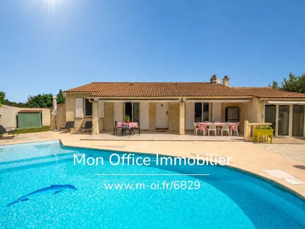 Vends maison - 90 m² - 5 pièces, 3 chambres - Bouc Bel Air 13320