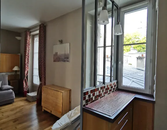 Appartement -Studio meublé Paris 11 - 17.16 m2