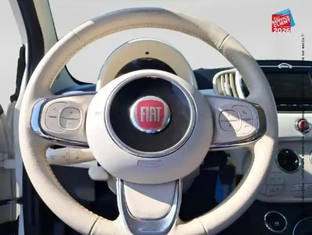 Fiat 500 1.2 8v 69ch lounge dualogic cabriolet — photo 12