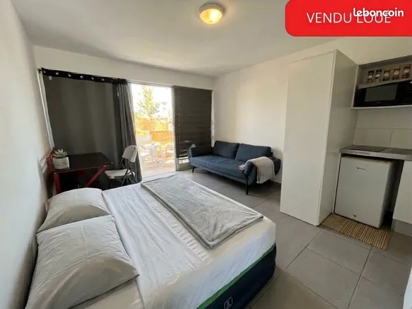 Studio 1 pièce 23 m²