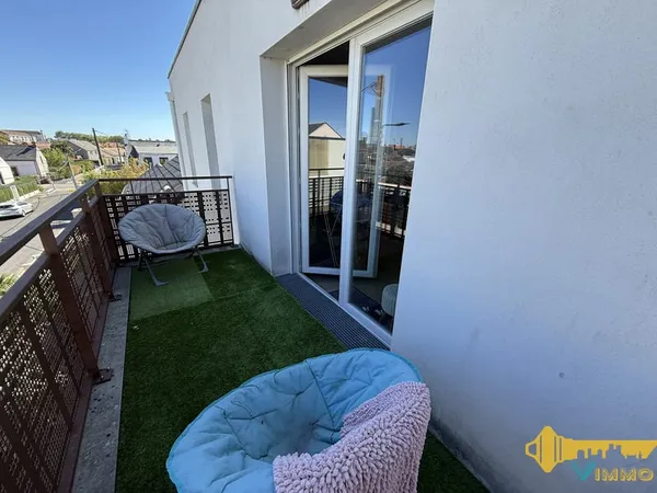 Appartement 2 pièces 43,01m2, Terrasse 5,70m2, Garage 15,46m