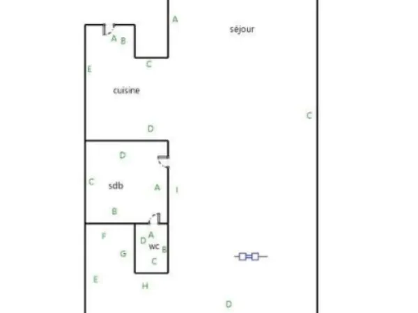 Appartement Location Denain 1p 30m² 445€