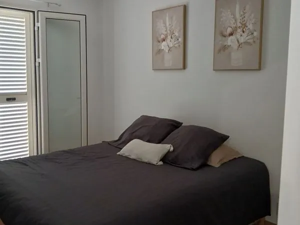 Bellepierre, T3 de 65 m², terrasse vue mer