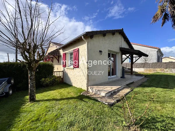 Maison sous-sol 110m², 3 chambres, jardin confortable