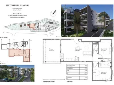 Devenez les premiers locataires de ce superbe T3 Neuf au1ème
