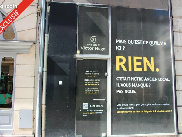 Local commercial 55 m² GRENOBLE