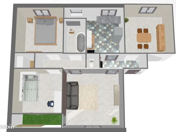 Appartement 4 pièces 66 m²