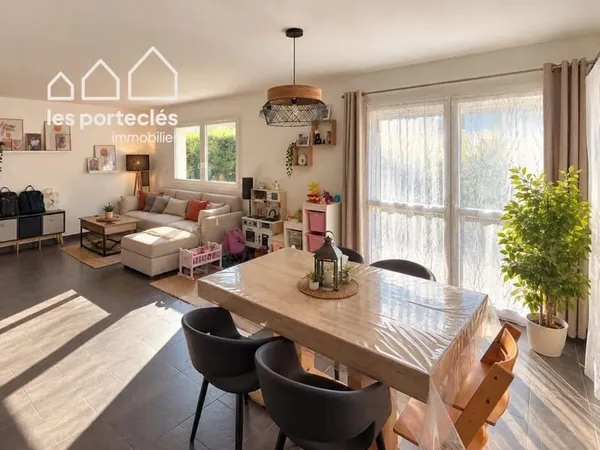 Triplex avec jardin de 113m2 au sol