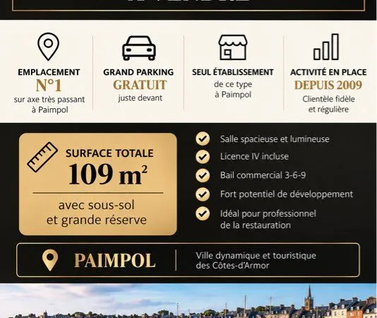 À vendre Fond de commerce