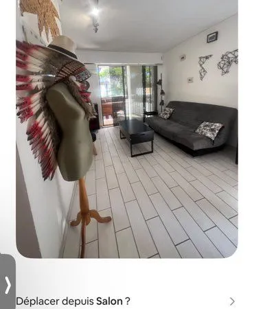 Location studio hyeres bord de mer 5 mois