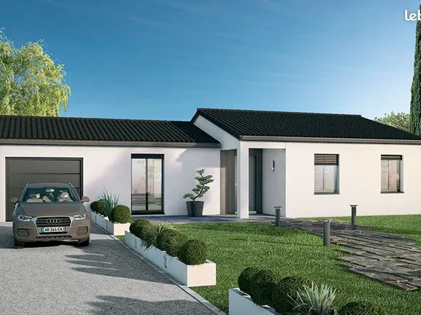Maison de plain pied 3 chambres avec garage à Saint Bres