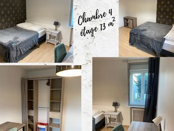 Chambre meublée 13 m² en colocation - Oudon
