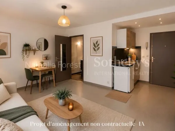 Appartement 1 pièce 23 m²