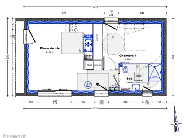 Petite maison neuve à louer