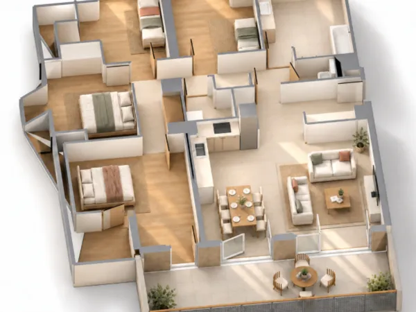 Appartement 5 pièces 114 m²