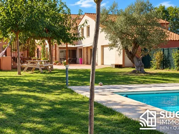Mas indépendant 190 m² habitable, garage, piscine, vue dégag?