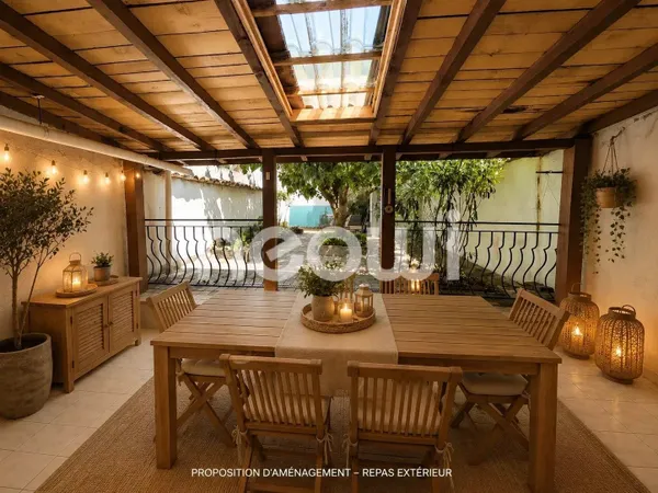 Maison de village familiale de 190 m² avec cour arborée - Jusqu'à 6 chambres