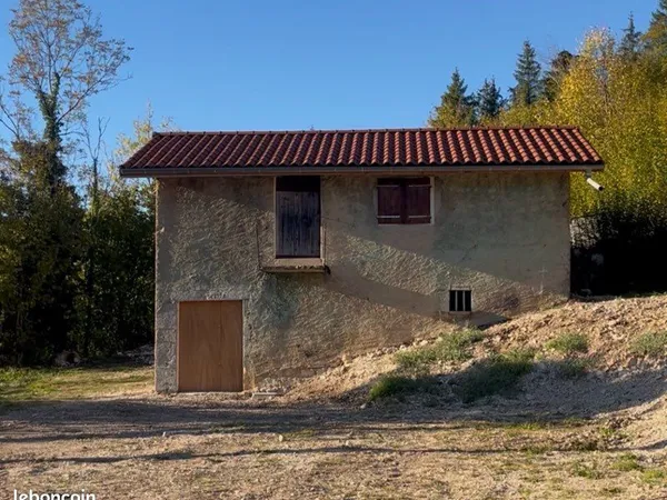 Grangeon habitable - Plein Sud - 1,2 hectares de terrain